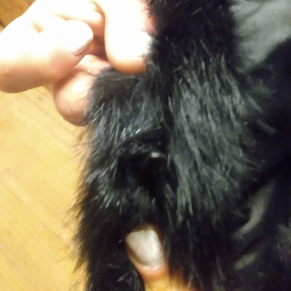💯 rabbit fur black rabbit coat - Picture 11 of 13